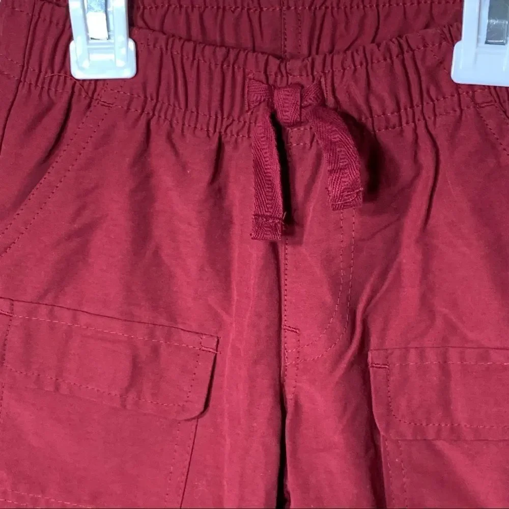 Gymboree toddler boy maroon joggers‎